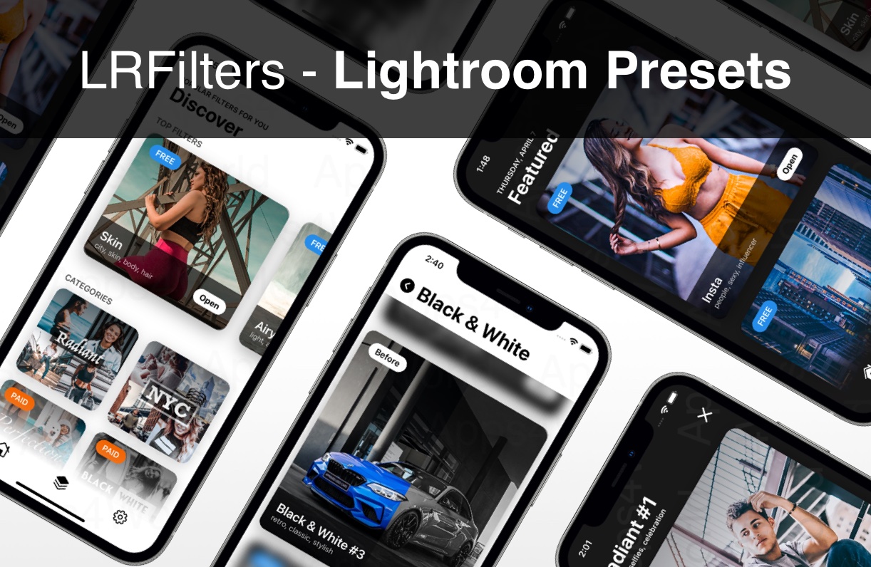 LRFilters iOS app template